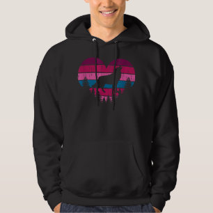 Wolf Girl Valentines Day Vintage T-Shirt Cute Love Hoodie