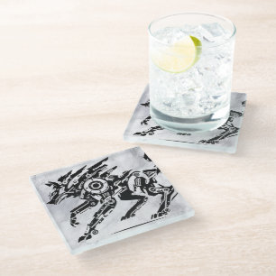 Wolf Glass Coaster