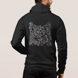 wolf gray man hoodie
