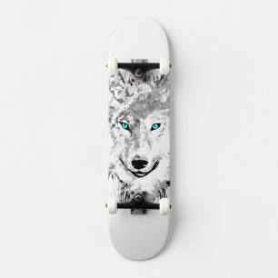 Wolf Grey Wolf Drawing Wolf Skateboard