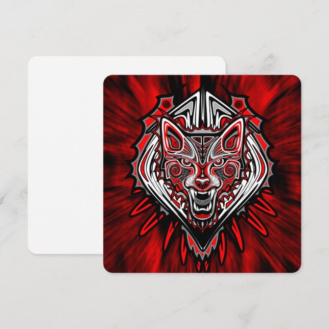 Wolf Haida Tribal Totem Design (Front/Back)
