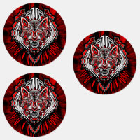 Wolf Haida Tribal Totem Design
