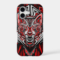Wolf Haida Tribal Totem Design