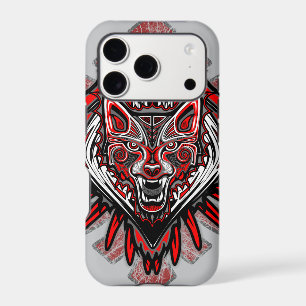Wolf Haida Tribal Totem Design