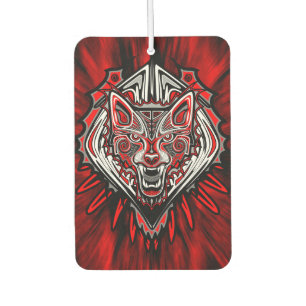 Wolf Haida Tribal Totem Design Car Air Freshener