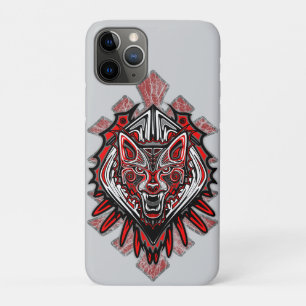 Wolf Haida Tribal Totem Design iPhone 11 Pro Case