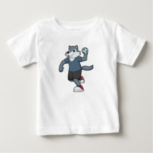 Wolf Handball player Handball Baby T-Shirt