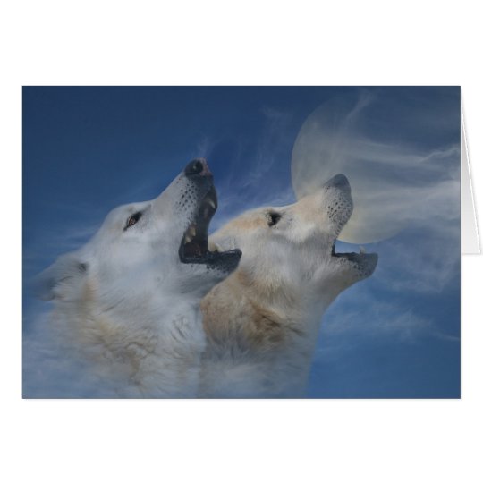 Wolf Happy Birthday Howling Good Time Card