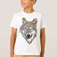 Wolf Head Art Tattoo Design