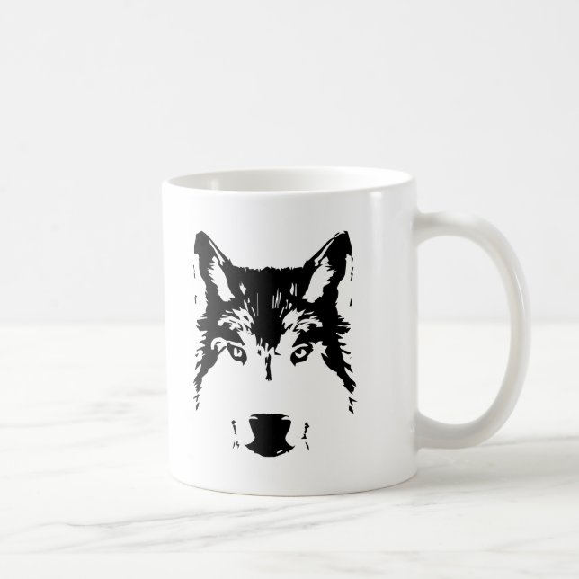 Wolf head coffee mug (Right)