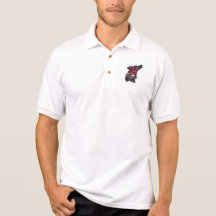 wolf polo shirt