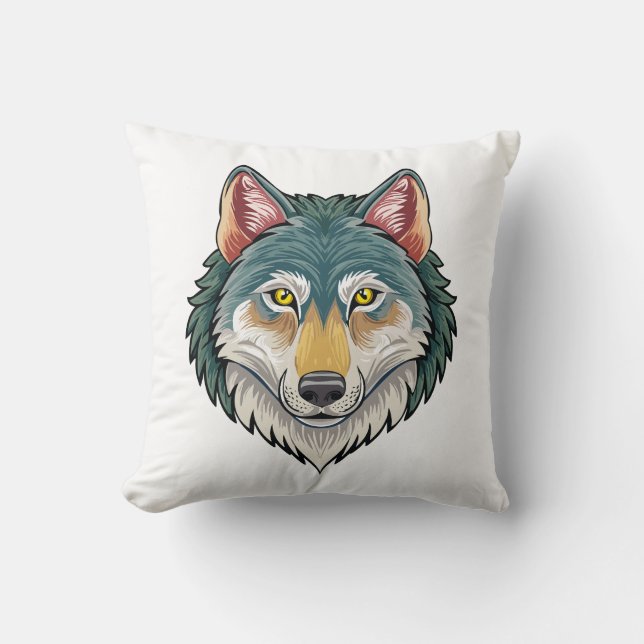 Wolf head from the front cushion (Front)