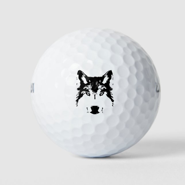 Wolf head golf balls (Front)