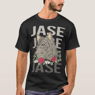 Wolf Head - Jase Name T-Shirt