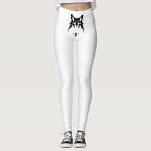 Wolf head leggings