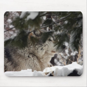 Wolf Head Mouse Mat