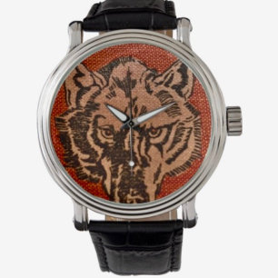 Wolf Head on Red Watch