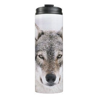 Wolf Head Personalised Thermal Tumbler