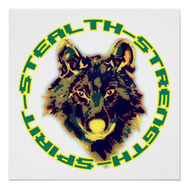 wolf head poster (Front)