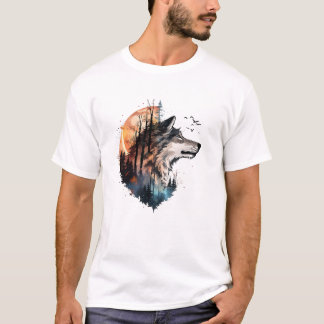 wolf head T-Shirt