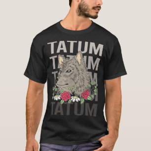 Wolf Head - Tatum Name T-Shirt