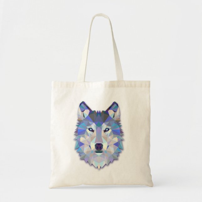 Wolf Head Tote Bag (Front)