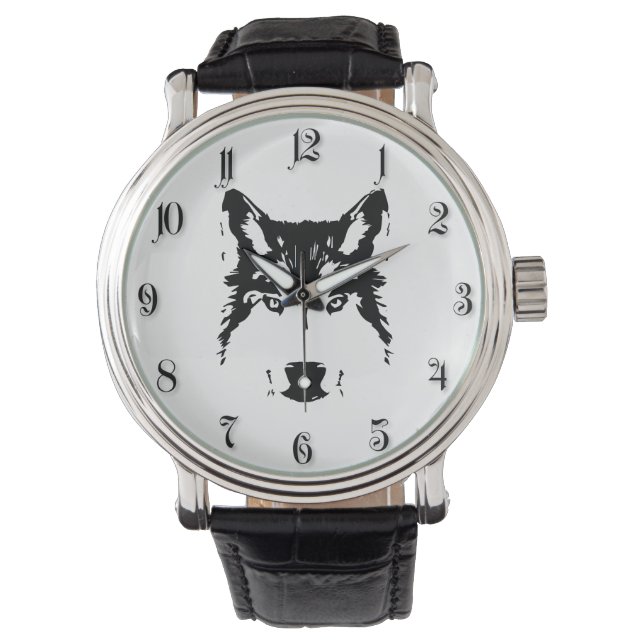 Wolf head watch (Front)