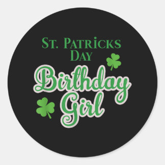 Wolf Heart Valentine's Day Girl Women12 Classic Round Sticker