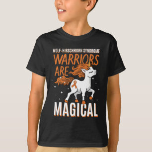 Wolf–hirschhorn Syndrome Warrior Unicorn Lover Whs T-Shirt