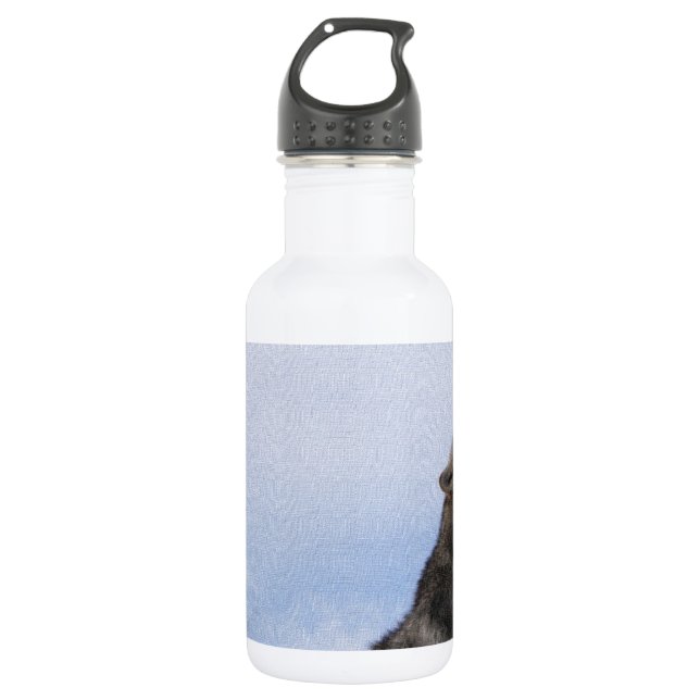 Wolf Howl 532 Ml Water Bottle (Front)
