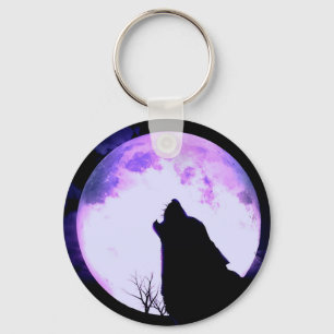 Wolf Howl Keychain