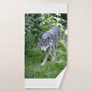 Wolf Howl Wild Life Animal Trees Destiny Destiny's Bath Towel Set