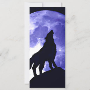 Wolf Howling at Moon