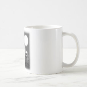 Wolf Howling at Moon Coffee Mug
