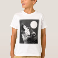 Wolf Howling at Moon