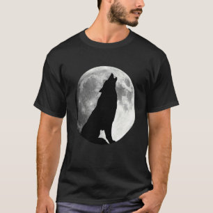 Wolf Howling At Moon Wolf T-Shirt