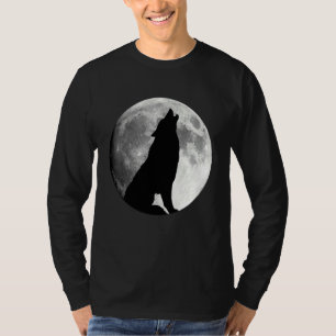 Wolf Howling At Moon Wolf T-Shirt