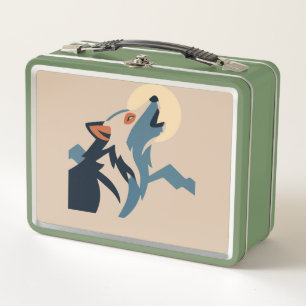 Wolf Howling at the Moon Hoodie – Unleash the Alph Metal Lunch Box