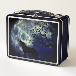 Wolf Howling at The Moon Lunchbox