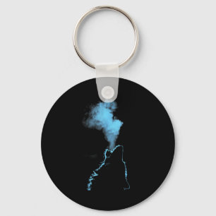 Wolf Howling At The Moon Starry Night Wolves Anima Key Ring