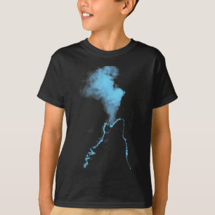 Wolf Howling At The Moon Starry Night Wolves Anima T-Shirt