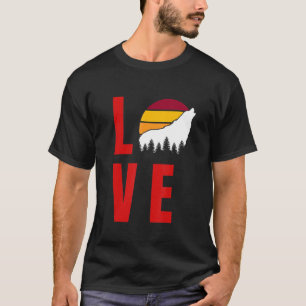 Wolf Howling At The Sun Wolf Howling Wolf T-Shirt