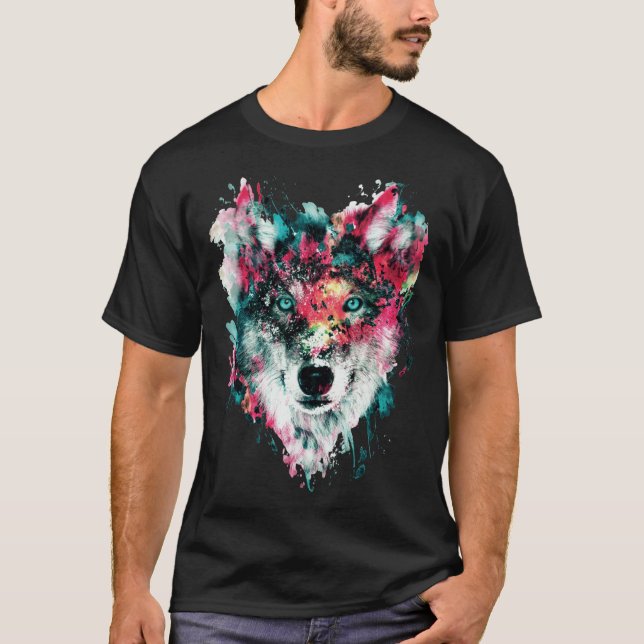 Wolf II retro friend T-Shirt (Front)