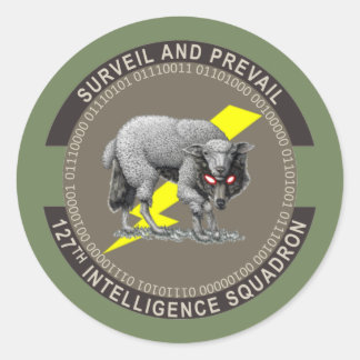 Wolf in Sheep's Clothing Classic Round Sticker