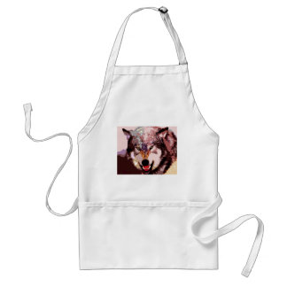 Wolf in Snow Standard Apron