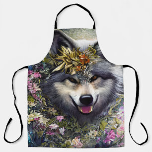 Wolf in the Woods Apron