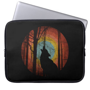 WOLF IN THE WOODS FOREST LAPTOP SLEEVE