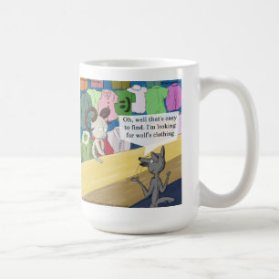 Wolf In Wolf's Clothing Funny Coffee Mug