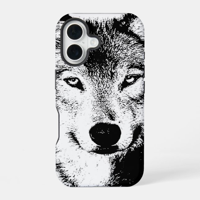 Wolf iPhone 16 Case (Back)
