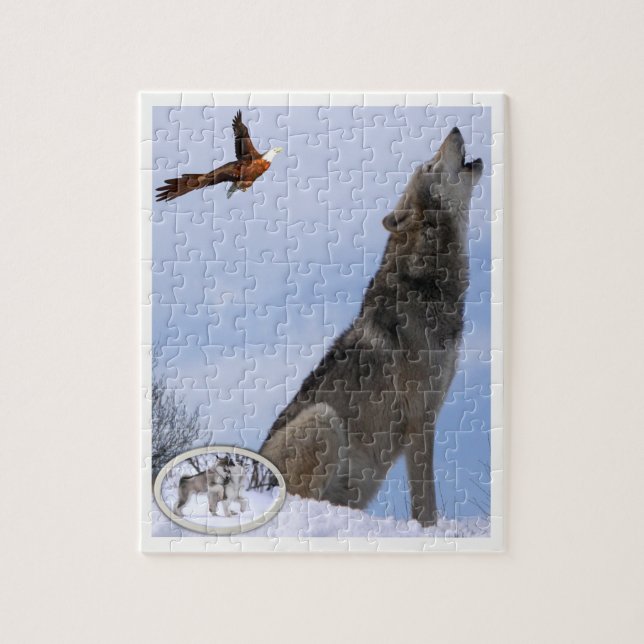 Wolf Jigsaw Puzzle (Vertical)